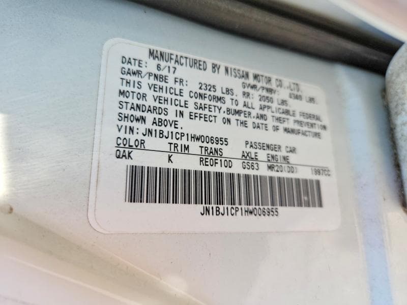 2017 NISSAN ROGUE SPORT SL 13