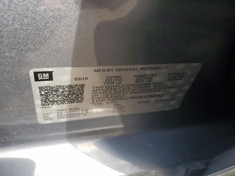 2019 GMC YUKON SLT 13