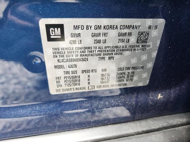 2019 BUICK ENCORE PREFERRED 12