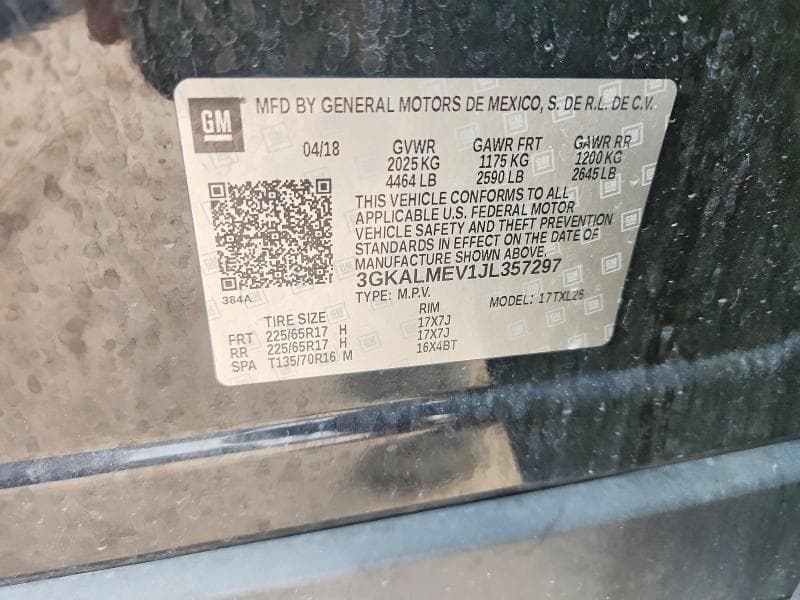 2018 GMC TERRAIN SLE 13