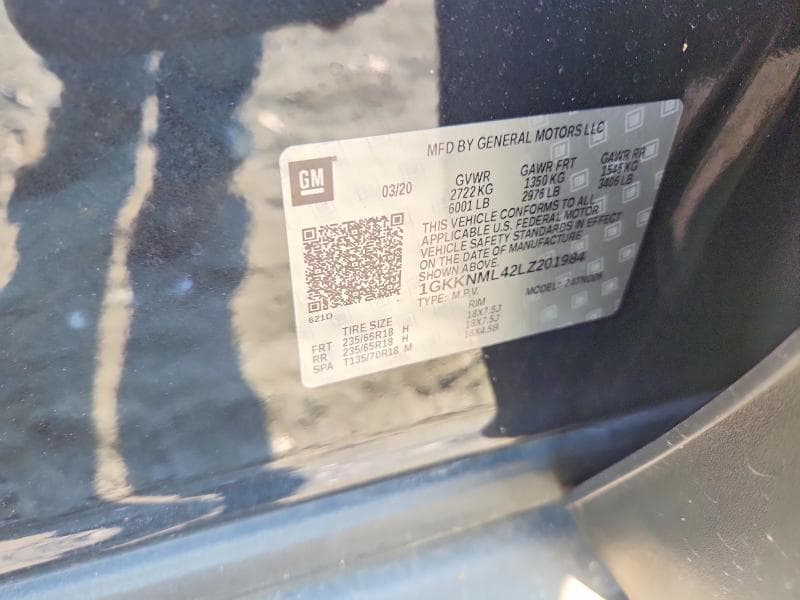 2020 GMC ACADIA SLT 13