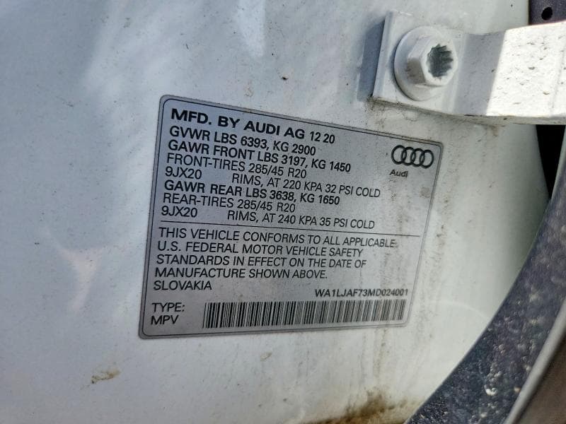 2021 AUDI Q7 PREMIUM PLUS 13