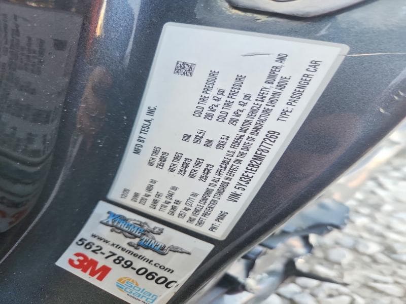 2021 TESLA MODEL 3 12