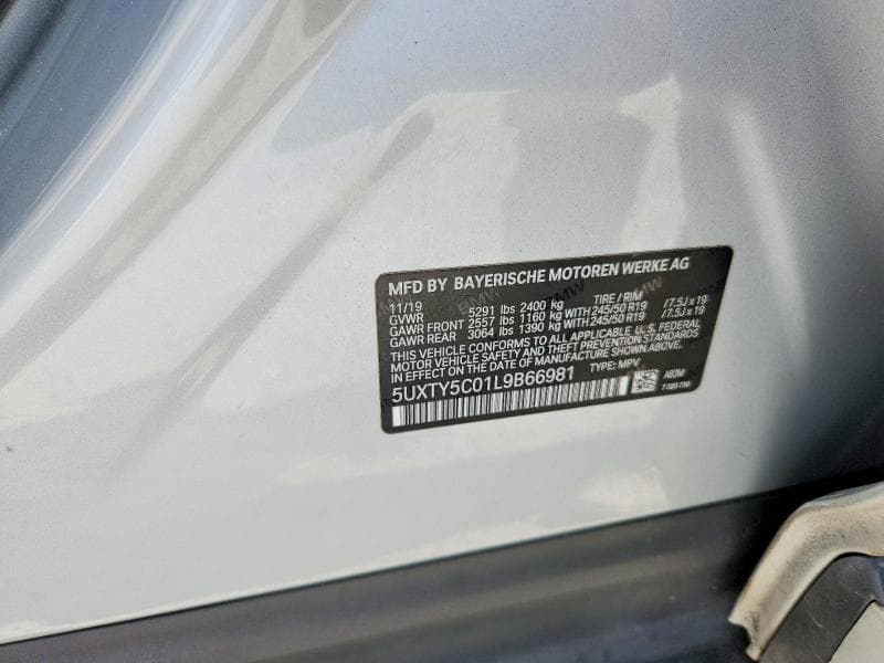 2020 BMW X3 XDRIVE30I 13