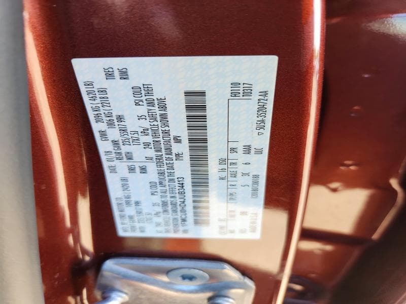 2018 FORD ESCAPE SEL 14