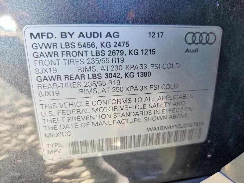 2018 AUDI Q5 PREMIUM PLUS 13