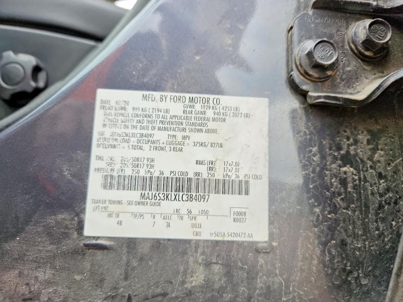 2020 FORD ECOSPORT TITANIUM 12