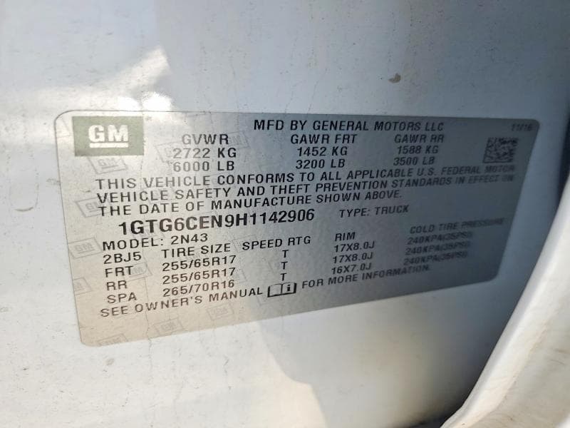 2017 GMC CANYON SLE 12