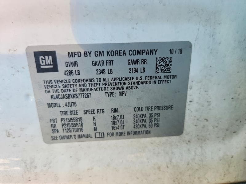 2019 BUICK ENCORE PREFERRED 13