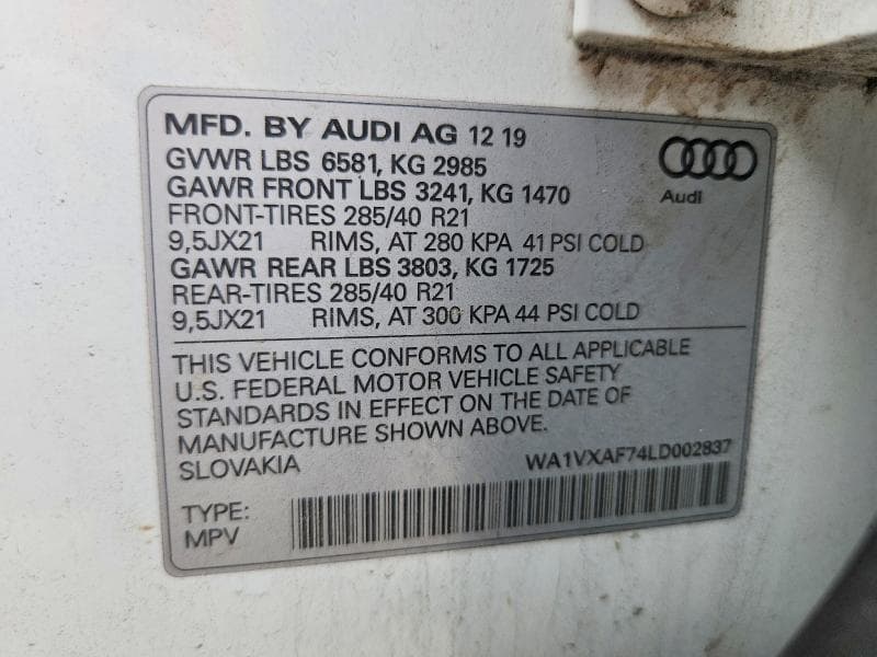 2020 AUDI Q7 PRESTIGE 13