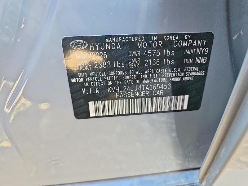 2026 HYUNDAI SONATA HYBRID BLUE 12