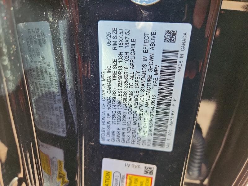 2026 HONDA CR-V EXL 14