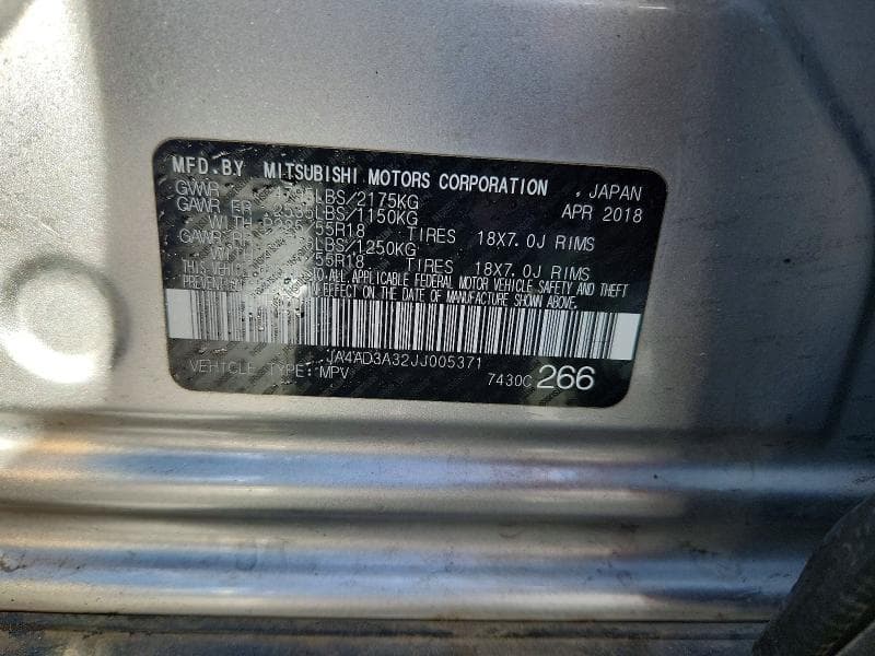 2018 MITSUBISHI OUTLANDER SE 12