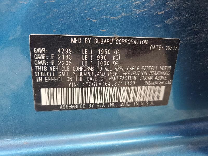 2018 SUBARU IMPREZA PREMIUM PLUS 13