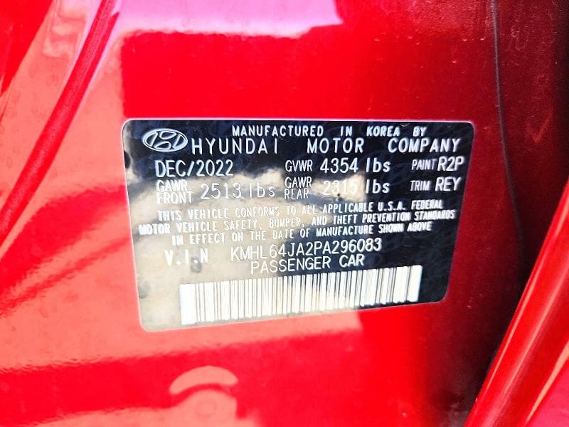 2023 HYUNDAI SONATA SEL 13