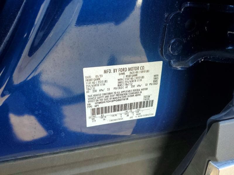 2023 FORD EXPLORER XLT 13