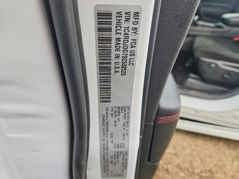 2025 DODGE DURANGO GT 12