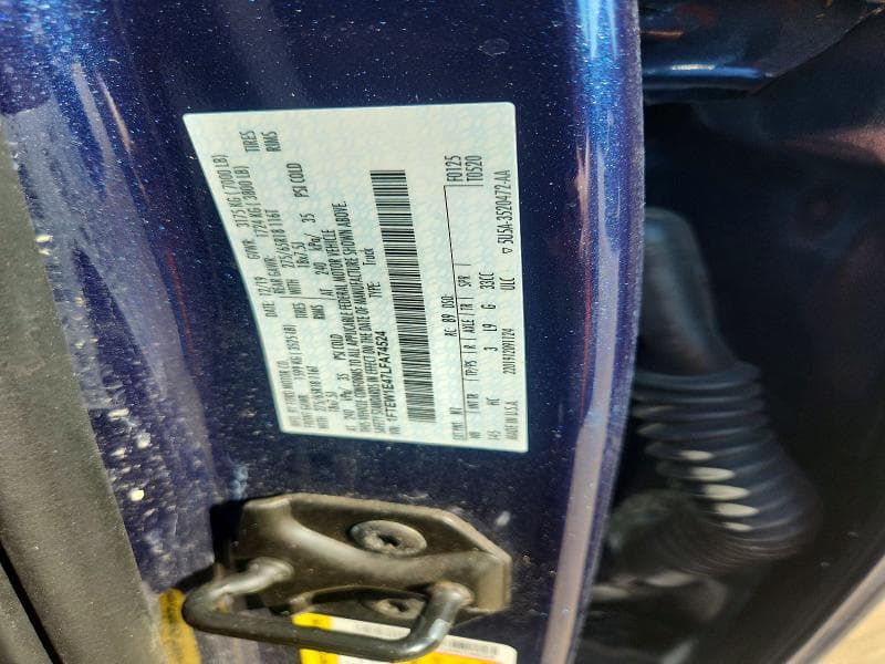 2020 FORD F150 SUPERCREW 12