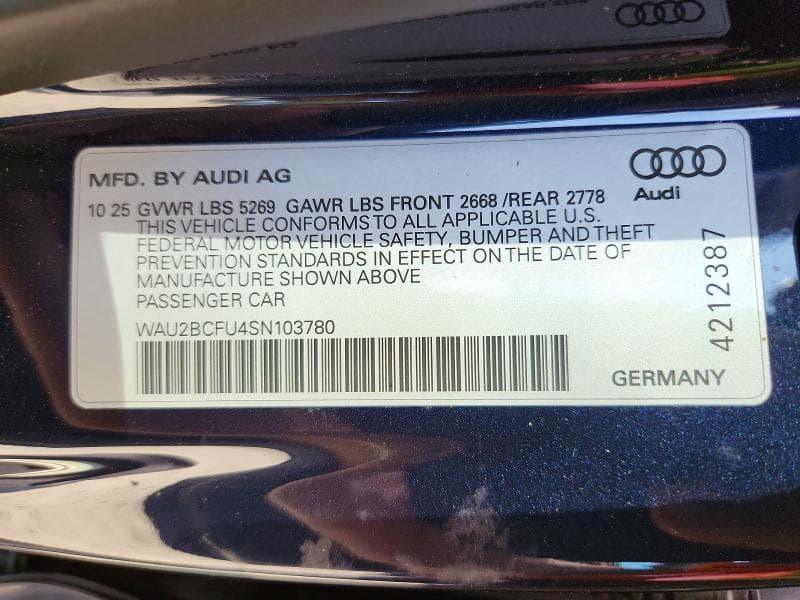 2025 AUDI A5 PREMIUM PLUS 12