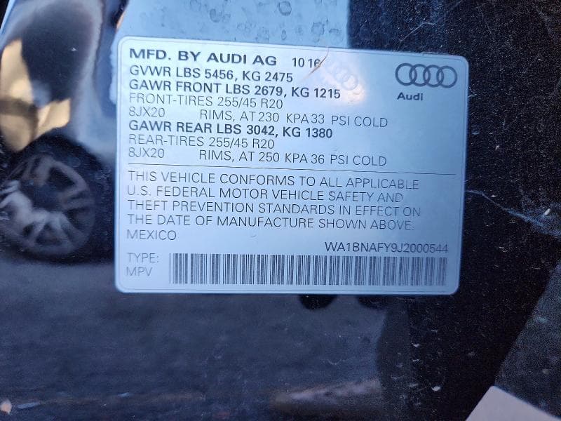 2018 AUDI Q5 PREMIUM PLUS 12