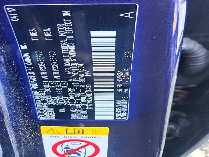 2017 LEXUS RX 350 BASE 12