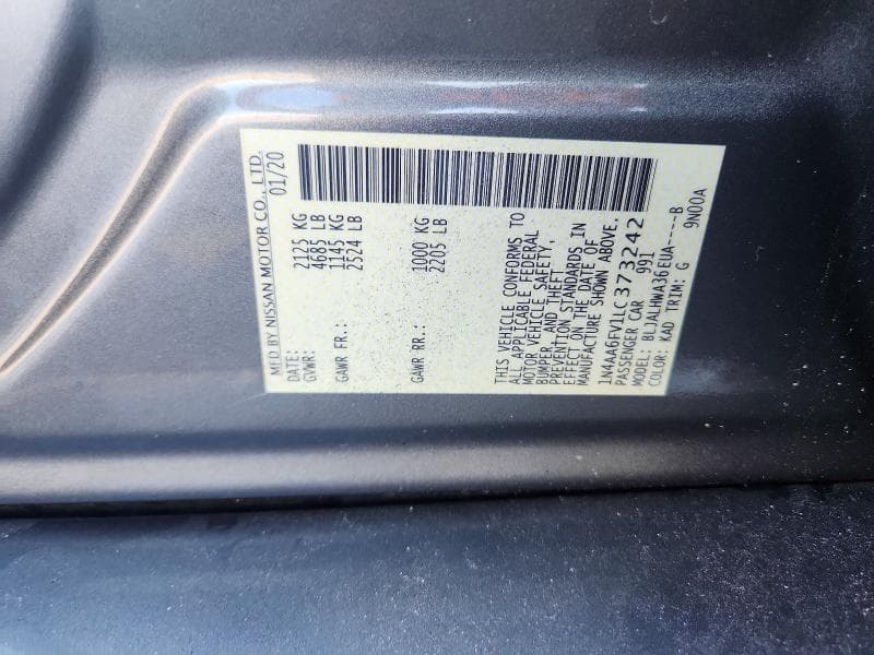 2020 NISSAN MAXIMA PLATINUM 12