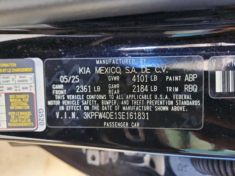 2025 KIA K4 GT LINE 12