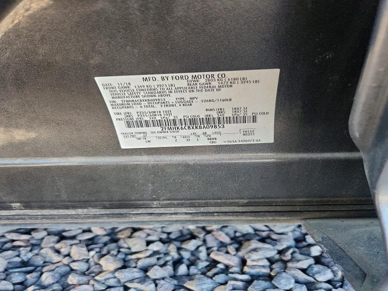 2019 FORD FLEX SEL 13
