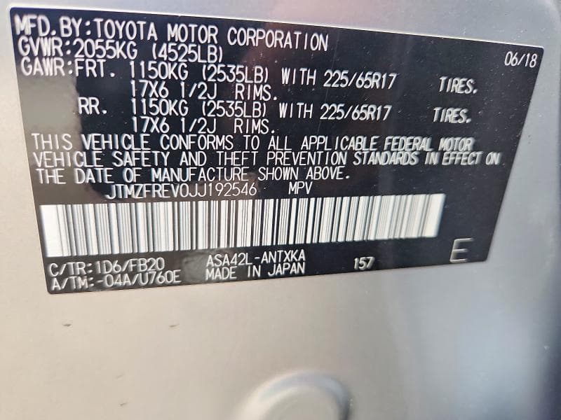 2018 TOYOTA RAV4 LE 13