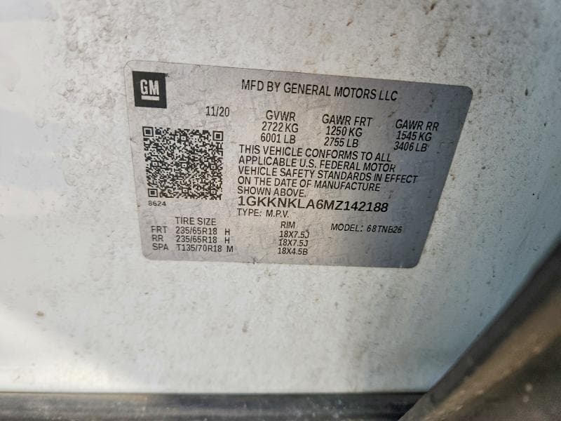2021 GMC ACADIA SLE 13