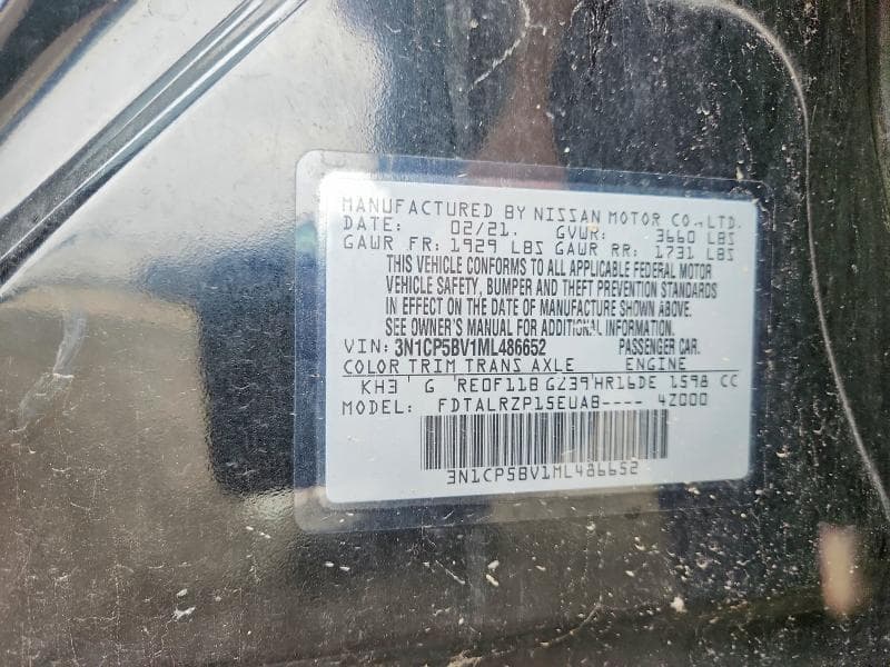 2021 NISSAN KICKS S 13