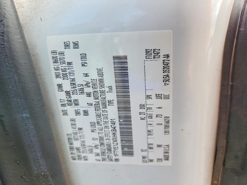 2017 FORD TRANSIT T-150 13