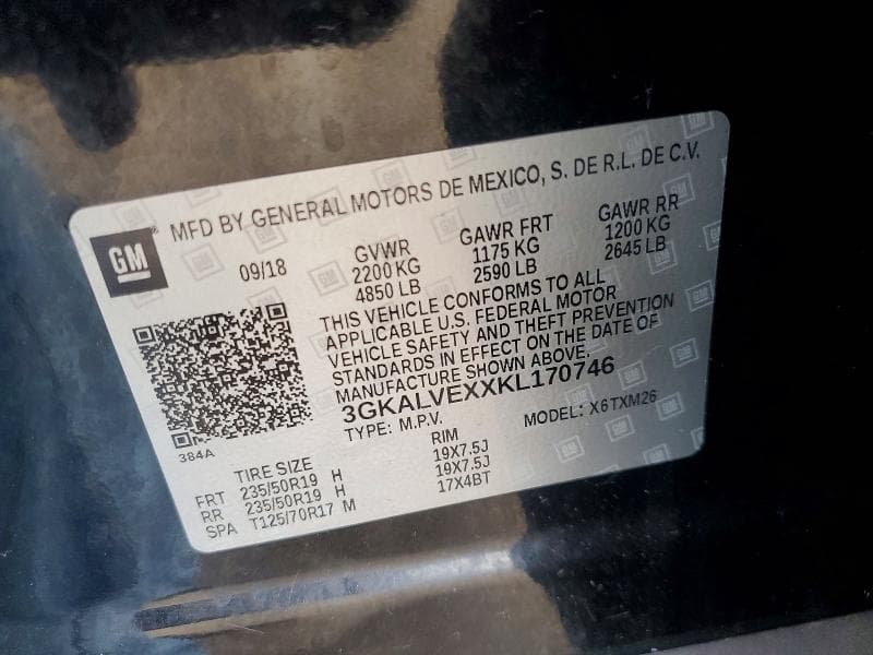 2019 GMC TERRAIN SLT 13