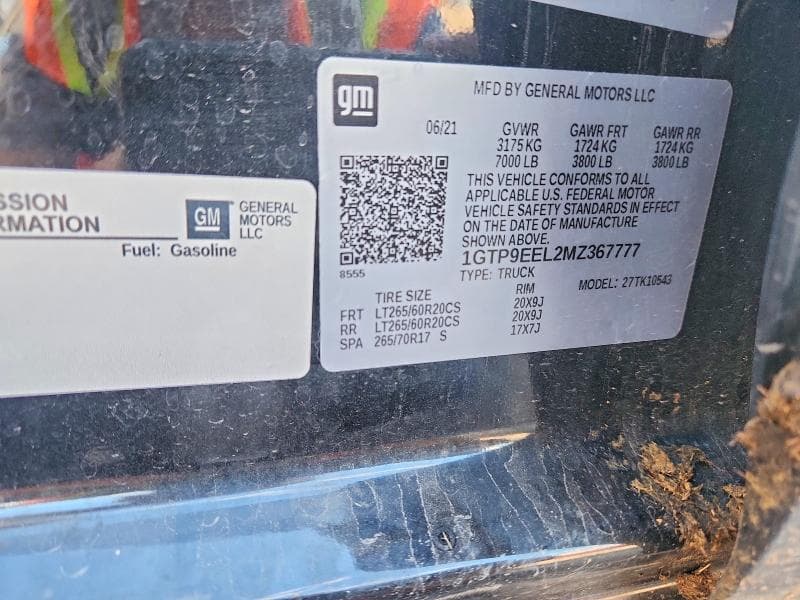 2021 GMC SIERRA K1500 AT4 13