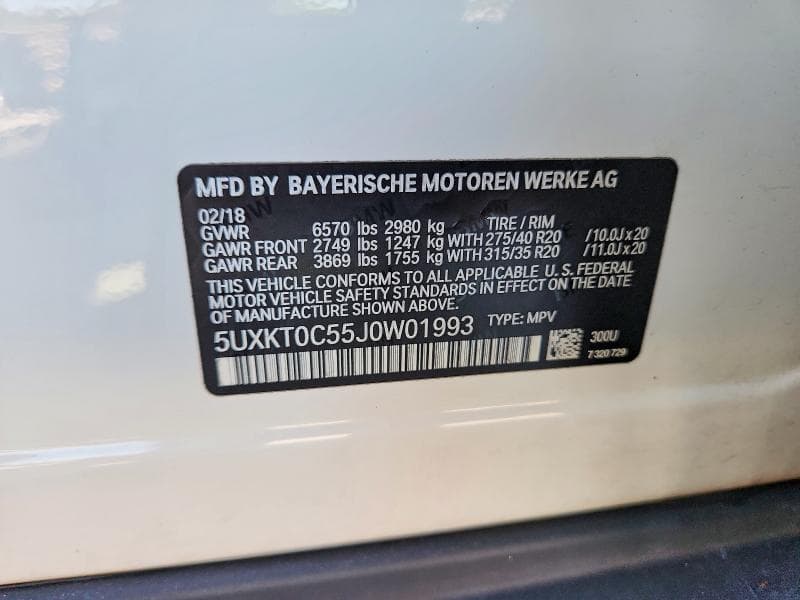 2018 BMW X5 XDR40E 13
