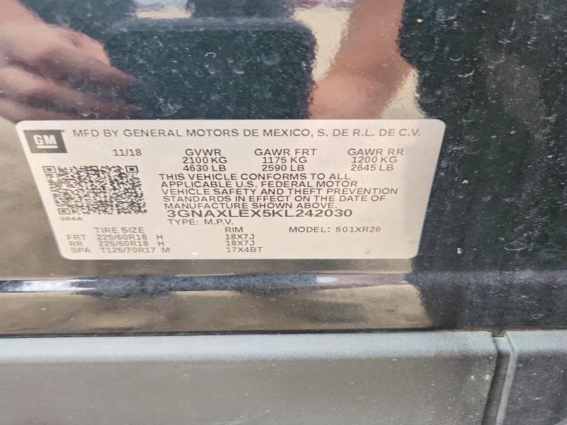 2019 CHEVROLET EQUINOX LT 13