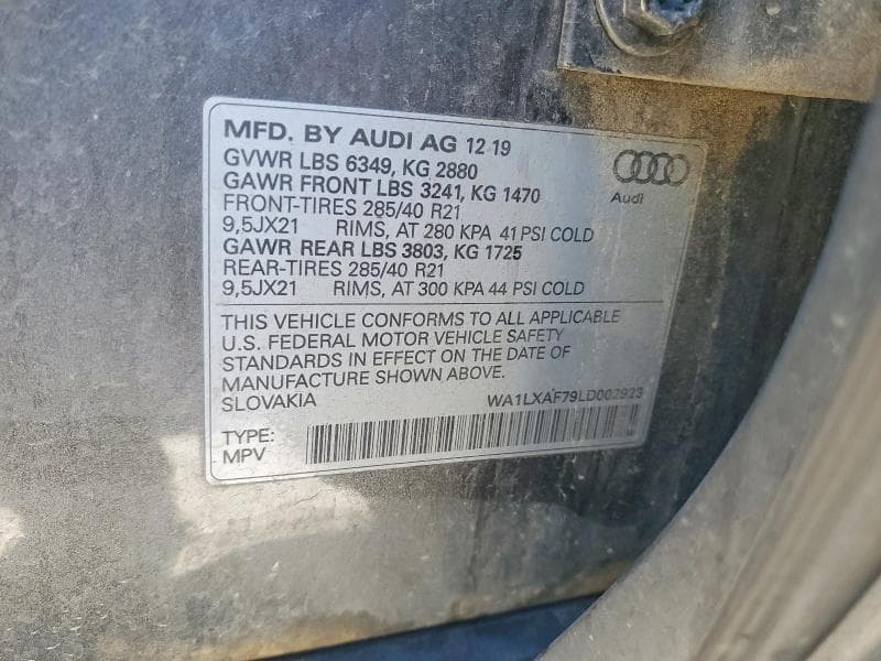 2020 AUDI Q7 PREMIUM PLUS 13