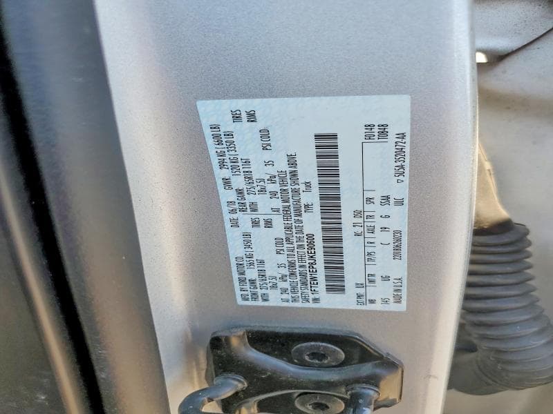 2018 FORD F150 SUPERCREW 12