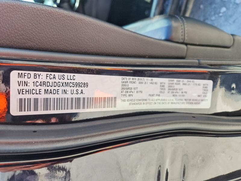 2021 DODGE DURANGO GT 13