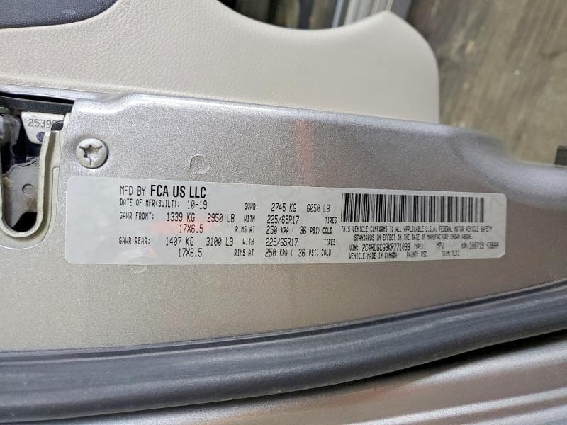 2019 DODGE GRAND CARAVAN SXT 13