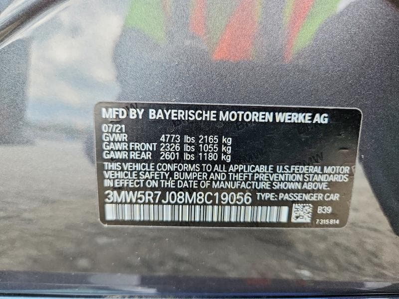 2021 BMW 330XI 12