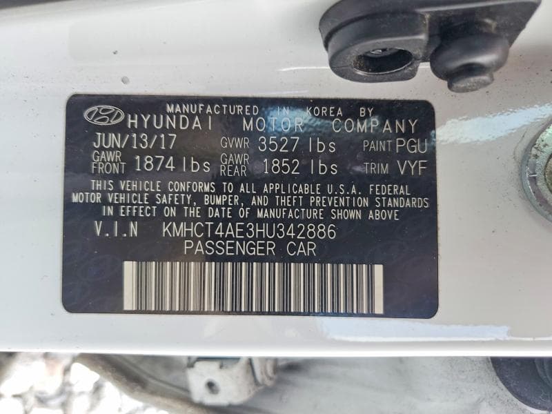 2017 HYUNDAI ACCENT VALUE EDITION 12