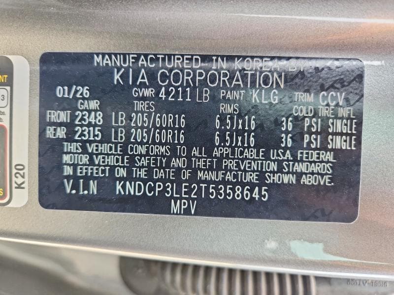 2026 KIA NIRO LX 13