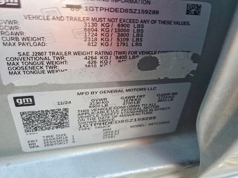 2025 GMC SIERRA C1500 SLT 12