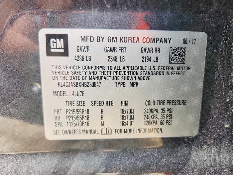 2017 BUICK ENCORE PREFERRED 14