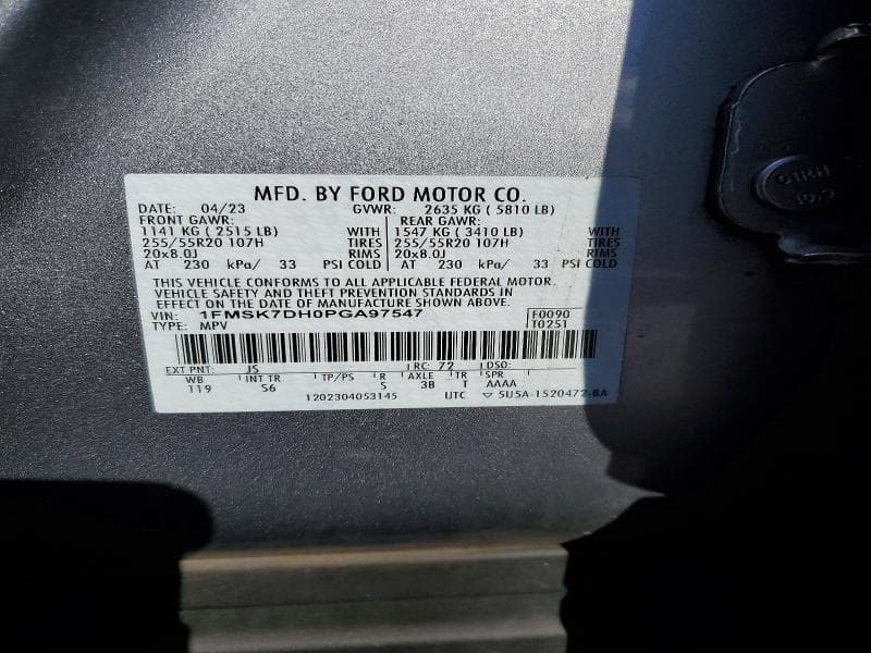 2023 FORD EXPLORER XLT 14