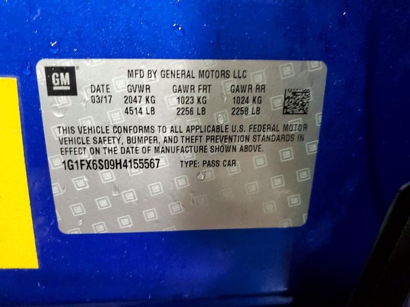 2017 CHEVROLET BOLT EV PREMIER 12