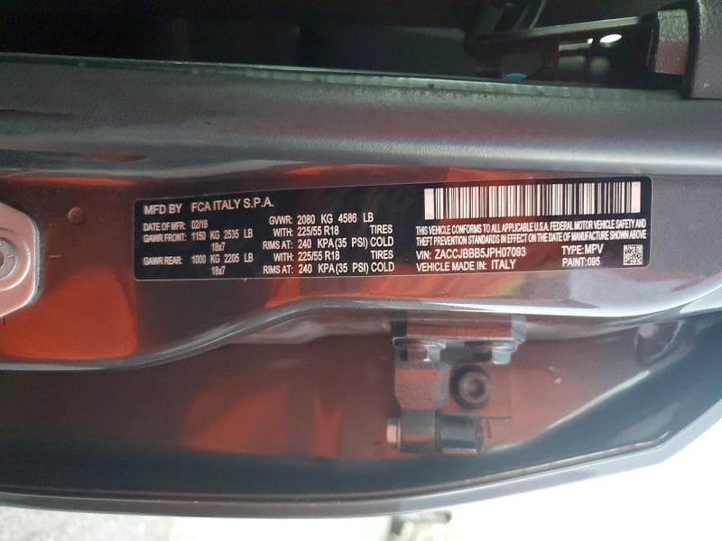2018 JEEP RENEGADE LATITUDE 12
