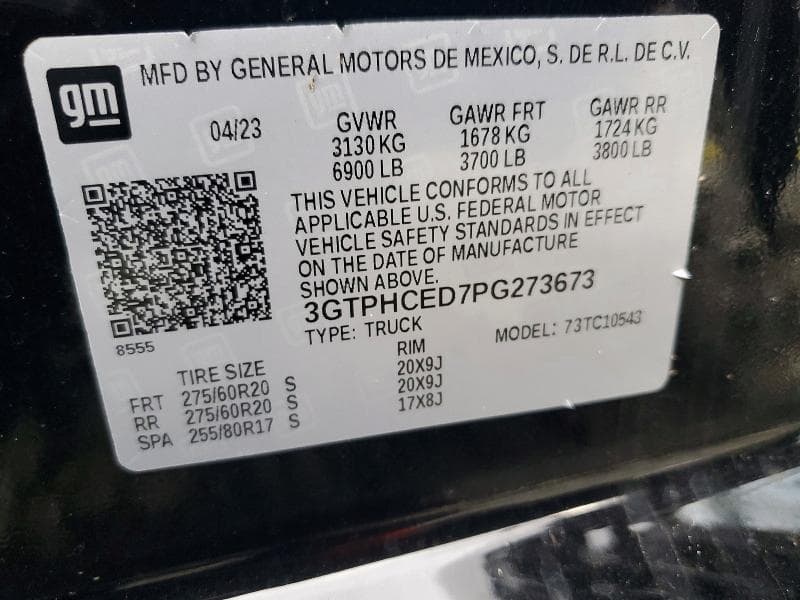 2023 GMC SIERRA C1500 ELEVATION 12