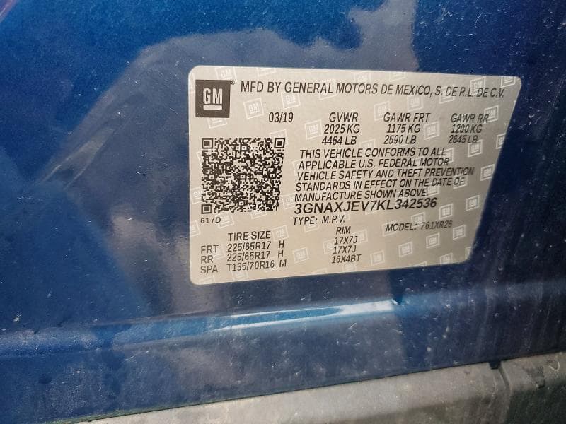 2019 CHEVROLET EQUINOX LT 13